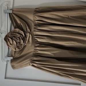 Taupe maxi dress eshakti brand size 12 or L